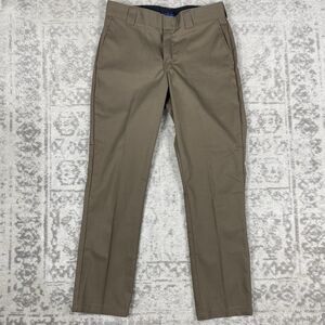 Dickies Flex Pants Slim Taper Work Brown Pants Men’s Size 34x32
